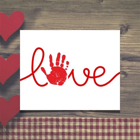 Love Handprint - Etsy