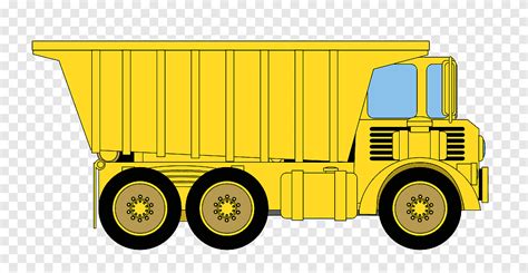 Dump truck Car, Dump Truck Cartoon, freight Transport, truck png | PNGEgg