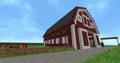 Redwood Farm | Minecraft Building Inc | Minecraft, Minecraft stables, Minecraft houses