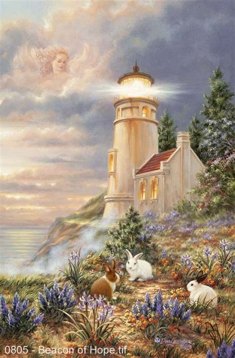 Beacon of Hope by Dona Gelsinger ~ lighthouse | Lighthouse painting, Lighthouse pictures ...