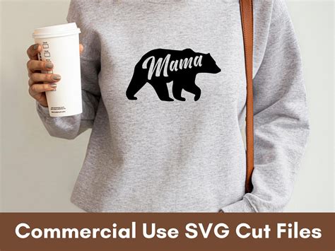 Mama Bear SVG, Mama Bear Cut File, Mama Bear Clipart, Mom Life SVG ...