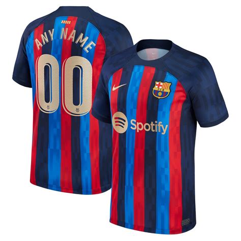 FC Barcelona 2022 2023 Home Custom Jersey - Blue