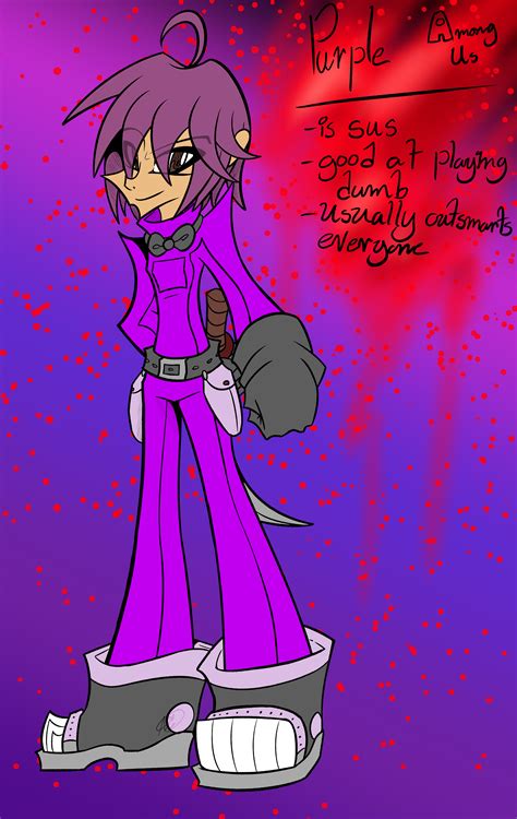 Purple Imposter (Among Us Oc) by Ace-The-Artist on Newgrounds