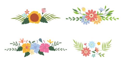 Floral dividers | Premium Vector