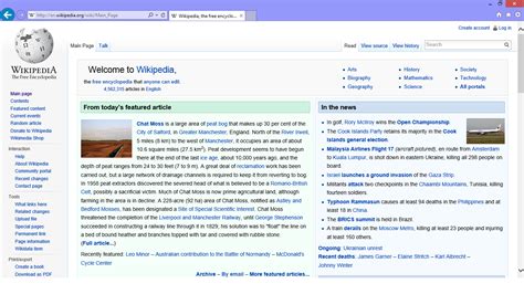 File:Internet Explorer 11 on Windows 8.1.png - Wikimedia Commons