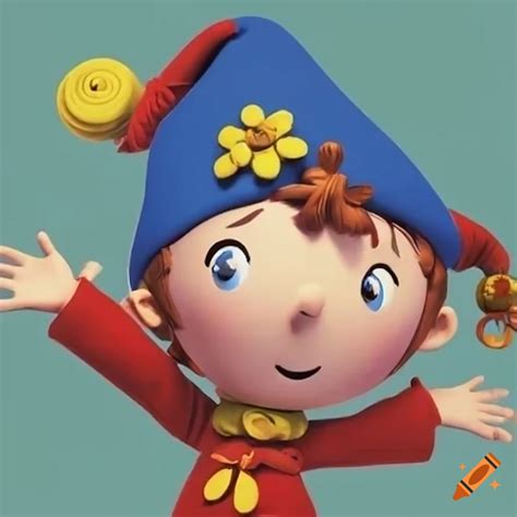 Noddy, a beloved children's character, surrounded by electricity on Craiyon