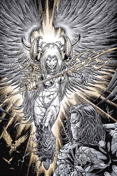 Angelus & Darkness by Dale Keown | Comic artist, Comic art, Comic books art