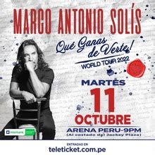 Marco Antonio Solis Tour Announcements 2024 & 2025, Notifications, Dates, Concerts & Tickets ...