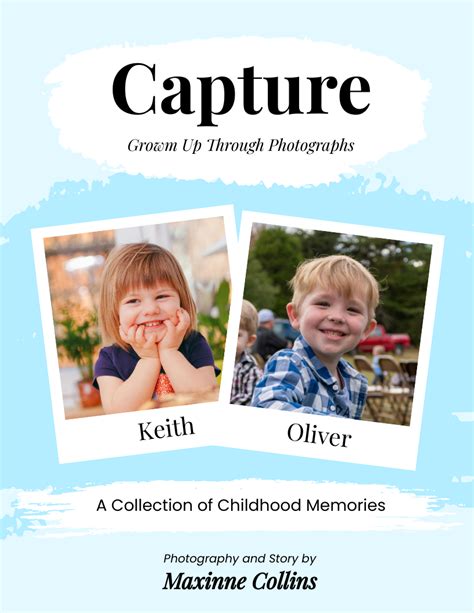 Free Kid's Photo Book Cover Template - Edit Online & Download | Template.net