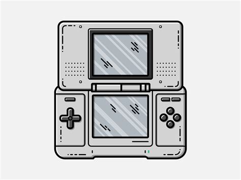 Nintendo DS - Vector Illustration by Geoffrey Humbert on Dribbble