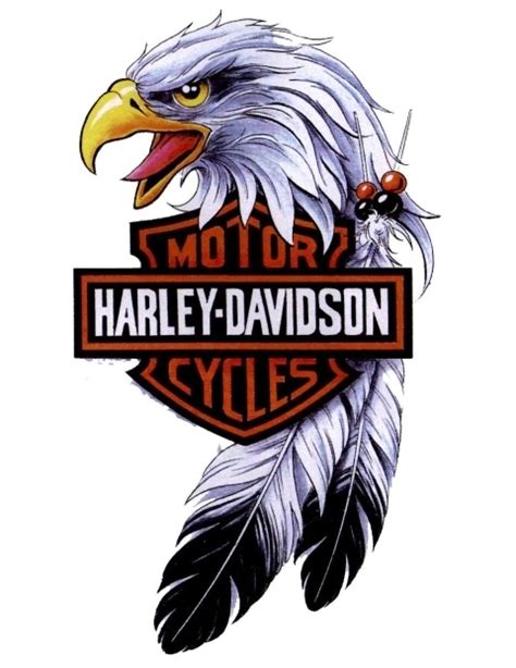 Cool harley davidson eagle tattoo design - Tattooimages.biz