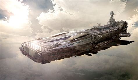 Battleship by Carmen Chow | Sci fi art, Airship, Spaceship design