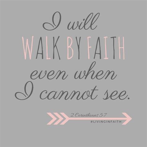 I Will Walk By Faith Printable Art // Bible Scripture // Faith-Based Wall Art // Instant Download