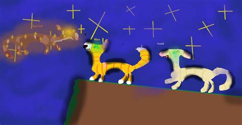 Spottedleaf X Firestar X Sandstorm by Lilyfrost133 on DeviantArt