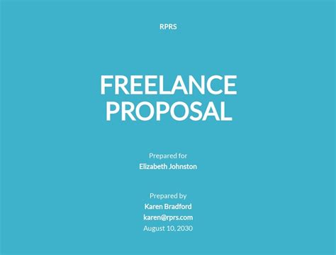 Free Freelancer Proposal Templates, 24+ Download in Word, Pages, Google Docs, PDF | Template.net