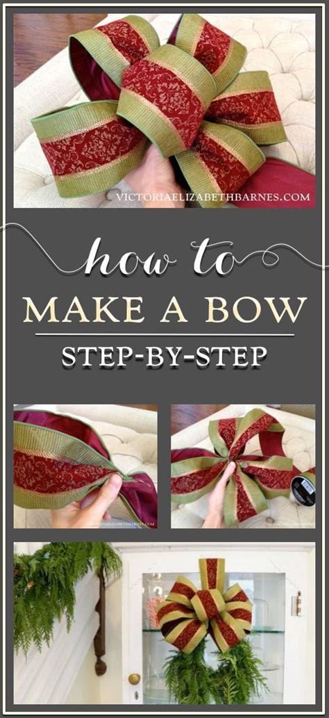 How to make a bow... a step-by-step tutorial.