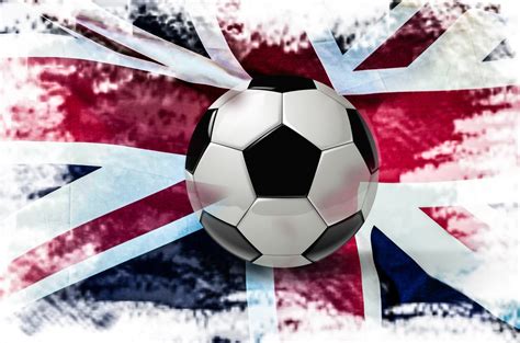 Soccer Ball With Great Britain Flag Free Stock Photo - Public Domain Pictures