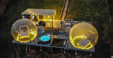 Bubbletent glamping, jacuzzi breathtaking view. - Dome houses for Rent ...