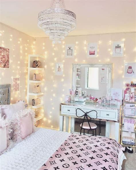 Teenage Rose Gold Lady Bedroom Decor - Draw-front