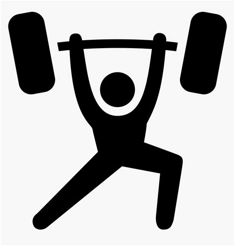 Physical Fitness Olympic Weightlifting Sport Physical - Lifting Weight Icons Png, Transparent ...