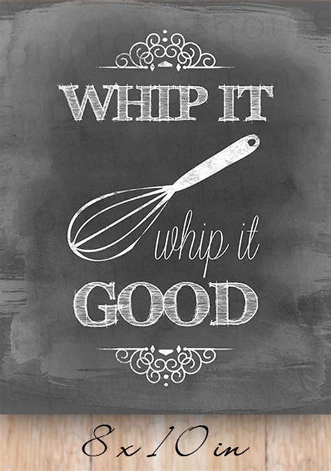 Whip It Good Printable 8x10 and 5x7 INSTANT Download | Etsy