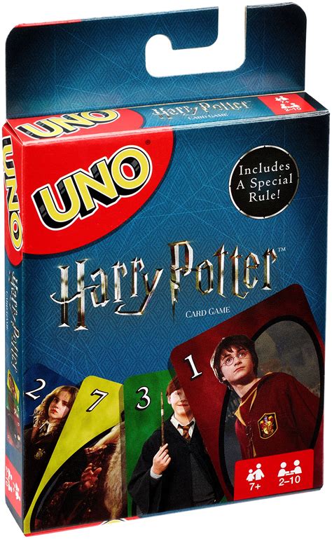 Mattel Games UNO Harry Potter Card Game for Kids, Adults and Game Night based on the Popular ...