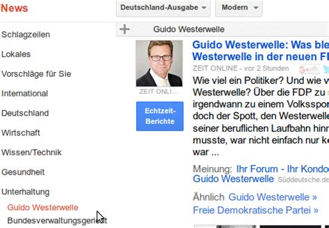 Guido Westerwelle † – Wolf-Dieters Tagebuch