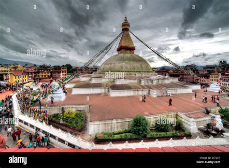 Boudhanath stupa, Kathmandu, Nepal Stock Photo - Alamy