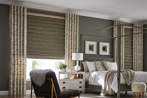 Looped Roman Natural Shades with Cord Lift: Moniz, Belgium 05084 with Room-Darkening Liner: Seal ...