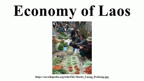 Economy of Laos - YouTube