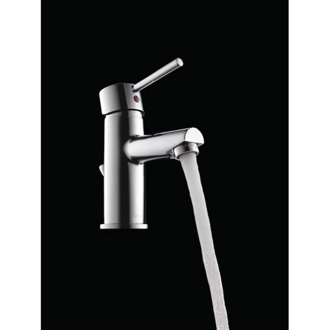 Delta Modern Chrome 1-Handle 4-in centerset WaterSense Bathroom Sink Faucet with Drain in the ...