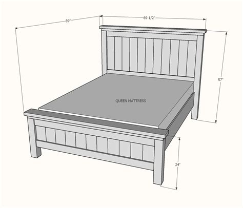 Queen Size Bed Frame Dimensions