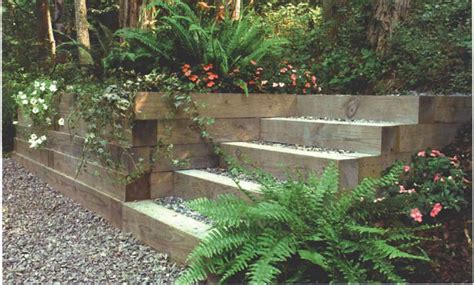 How To Build A Garden Retaining Wall With Wood | Fasci Garden