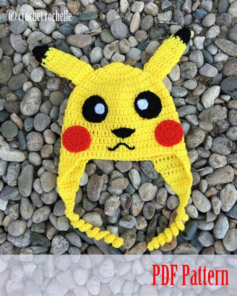 Crochet Rochelle: Pikachu Inspired Hat Pattern