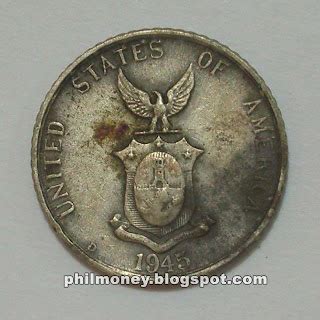 Philippine Money - Peso Coins and Banknotes: 10 Centavo Coin - Commonwealth