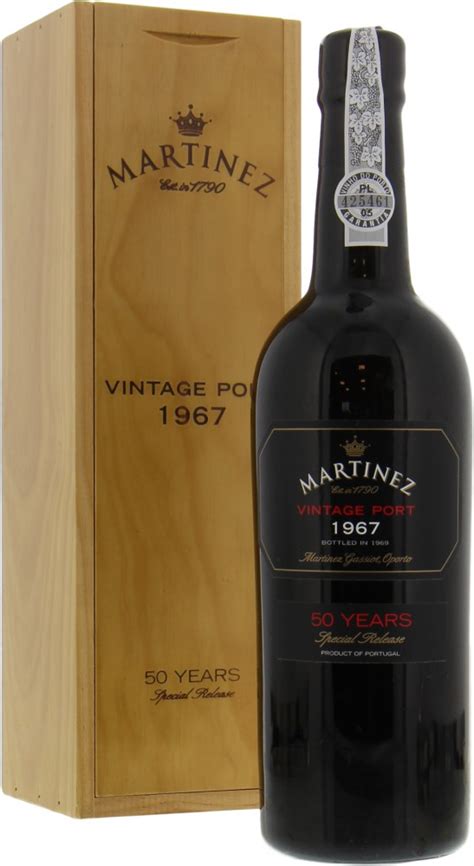 Vintage Port 1967 - Martinez | Buy Online | Best of Wines