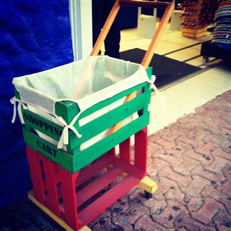 Kids shopping cart made out of wood crate. I can do this!! | Diy for ...