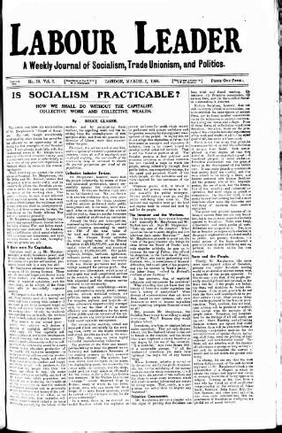 Labour Leader in British Newspaper Archive