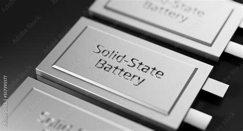 Solid-State Battery EV Electric Vehicle Energy Technology Stock Photo ...