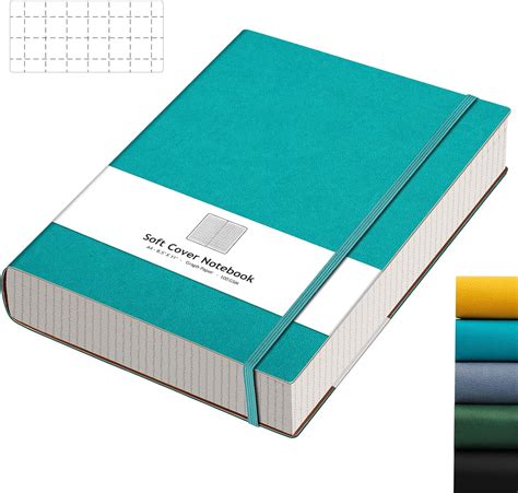 Amazon.com : AHGXG Graph Paper Notebook - Grid Paper Notebook Large A4 8.5''×11'', 320 Pages ...