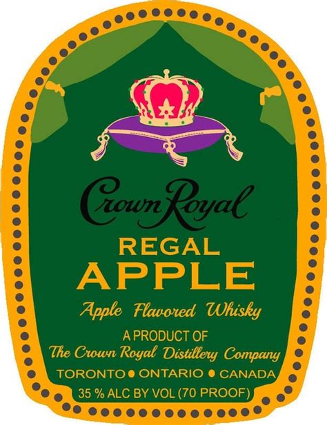 Apple Crown Royal PNG - Etsy