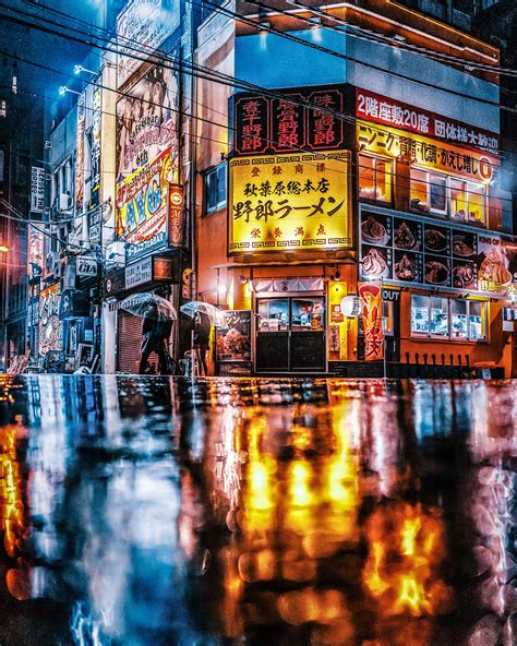 Night in Akihabara on Behance