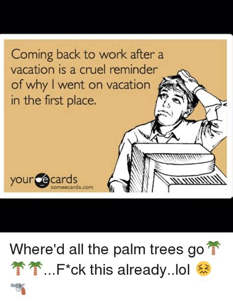 Vacation Meme Work - Pregnancy Depression