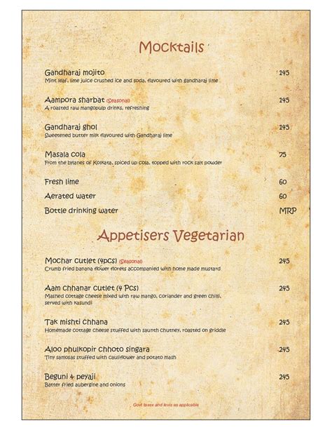 Esplanade Menu, Menu for Esplanade, Indiranagar, Bangalore - Zomato