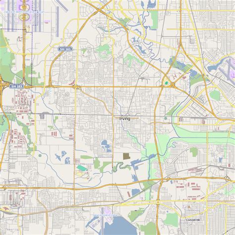 Map of Irving Texas - TravelsMaps.Com