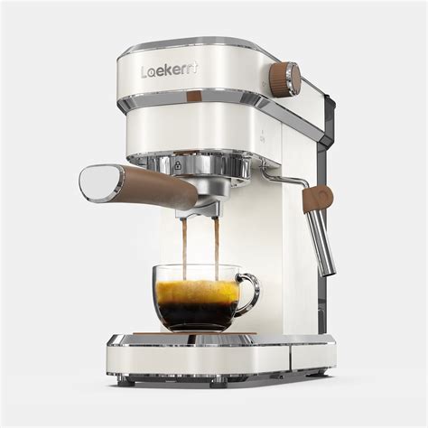 Laekerrt 20 Bar Espresso Maker with Milk Frother Steam Wand