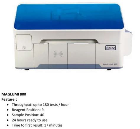 Snibe Fully Automatic Maglumi 800 Immunoassay Analyzer, For Laboratory ...