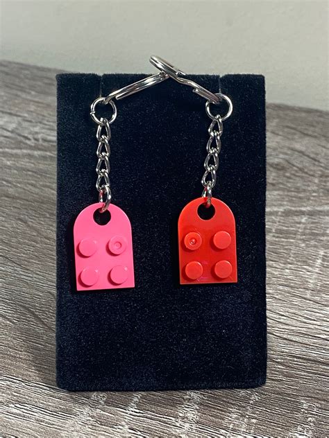 Lego Heart Keychain Couples Keychain Matching Bestfriend | Etsy