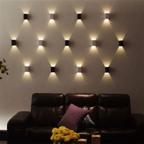 Aliexpress.com : Buy 3W Modern Led Wall Light Wall Sconces lamp 85 265v Cubic Body Up Down Ray ...