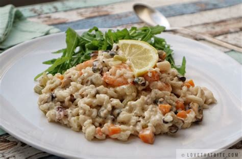 Seafood risotto - lovethatbite.com